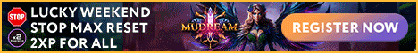 MUDREAM X30 EASY START FOR NEW PLAYERS Server Banner